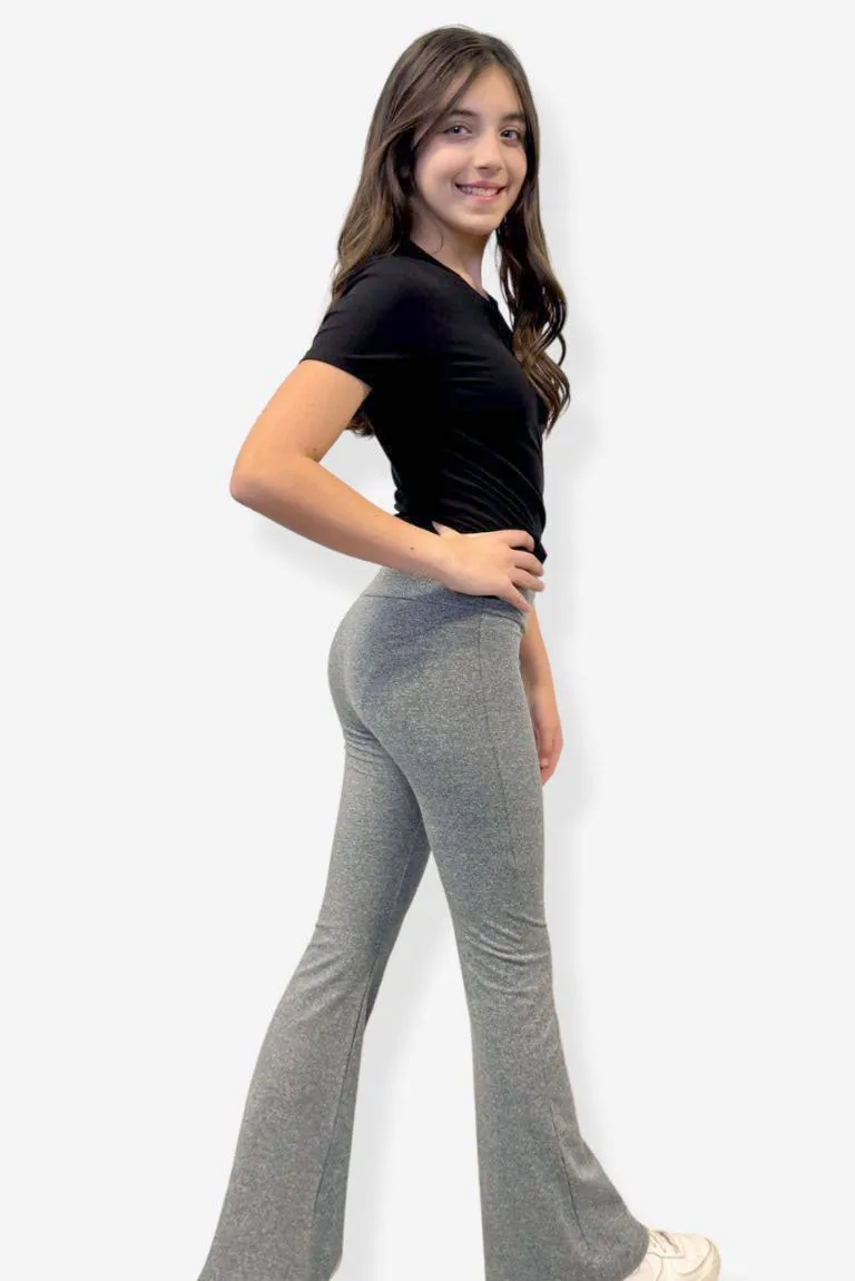 Simply Soft Luxe Flare Legging - Steel