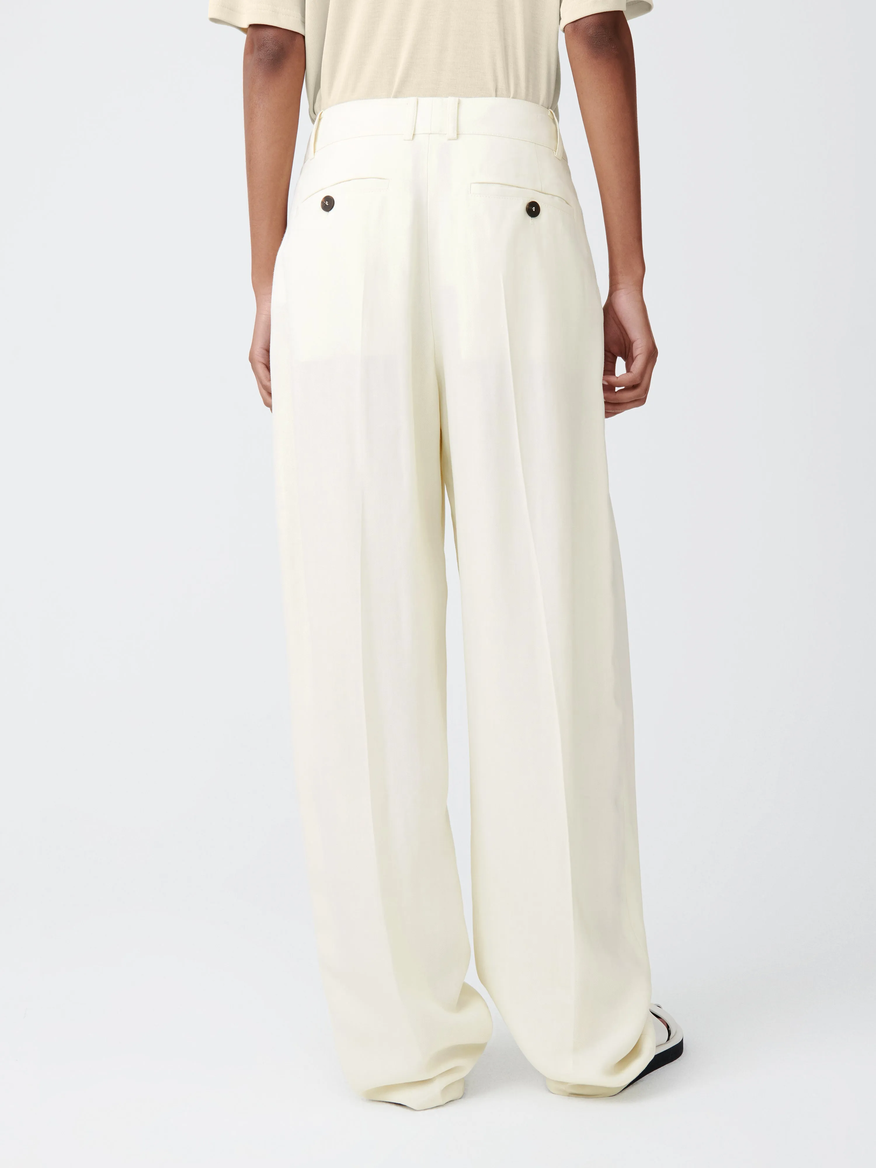 Sperro Wool Pant in Parchment