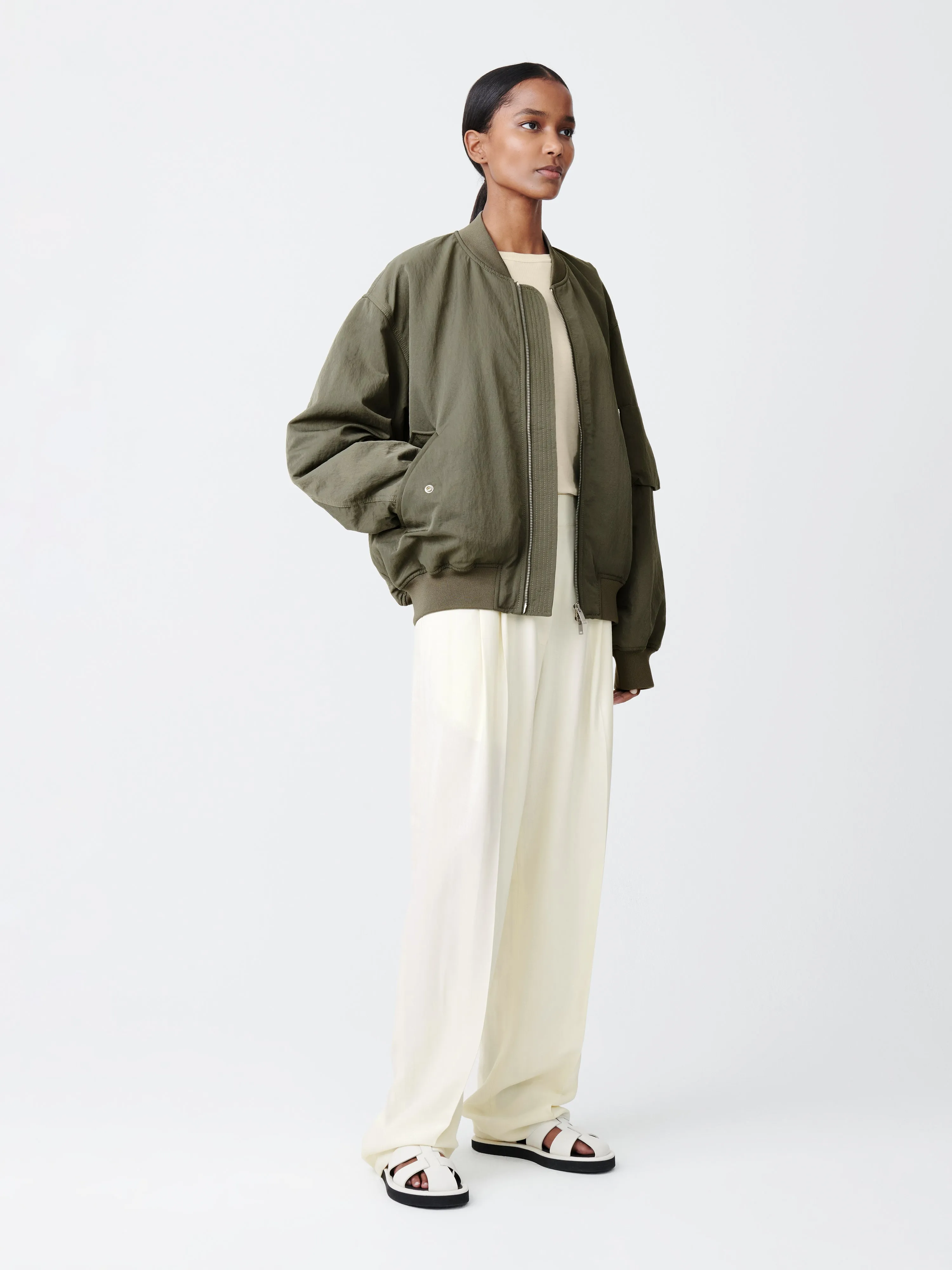 Sperro Wool Pant in Parchment