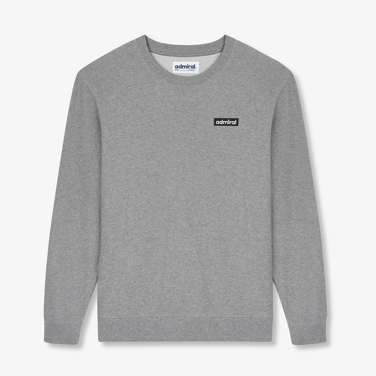 Stamford Embroidered Sweatshirt - Grey Marl