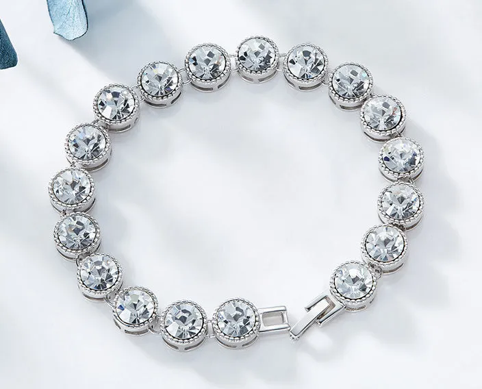 The little rounded crystals bracelet