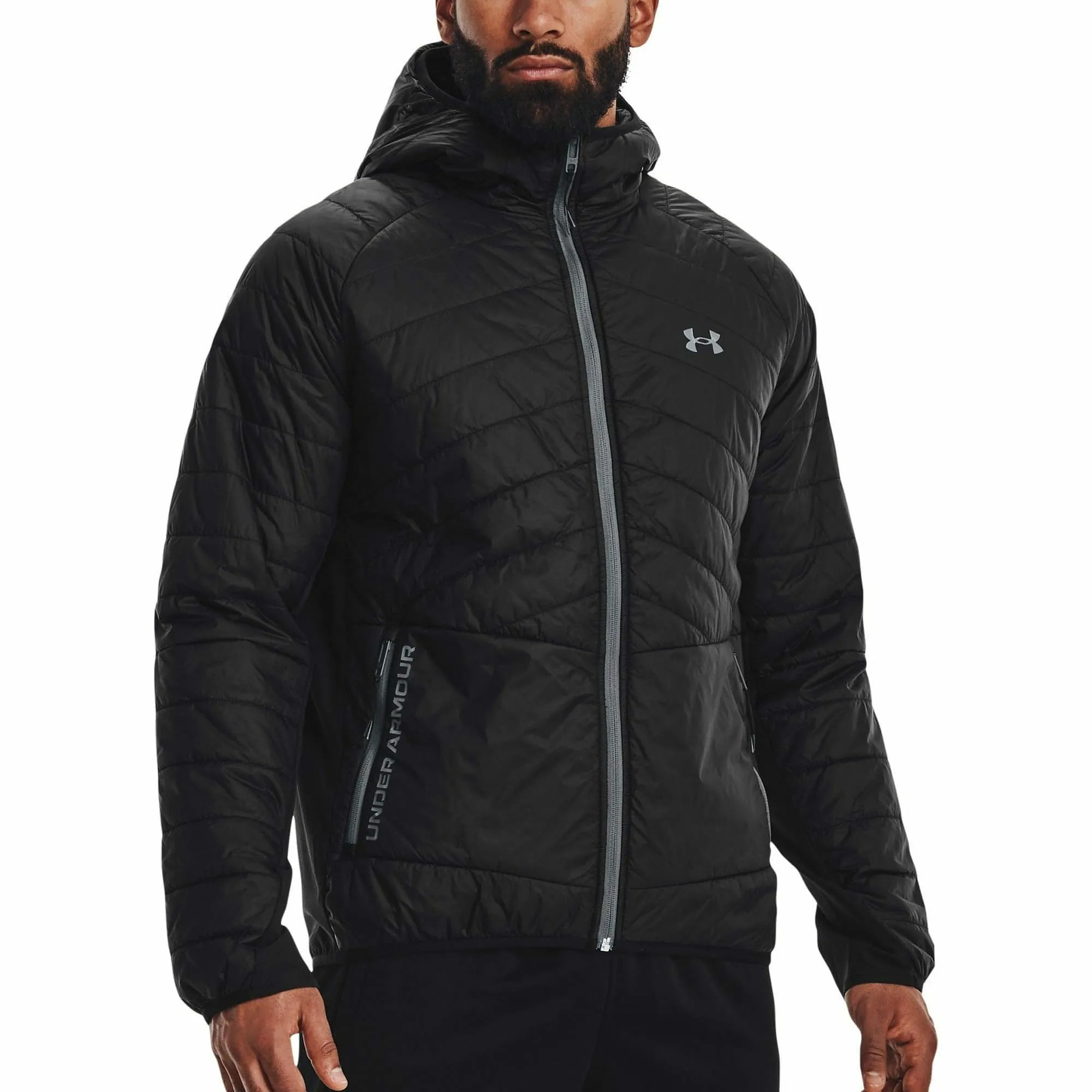 Under Armour Storm ColdGear Reactor Active Mens Hybrid Jacket - Black