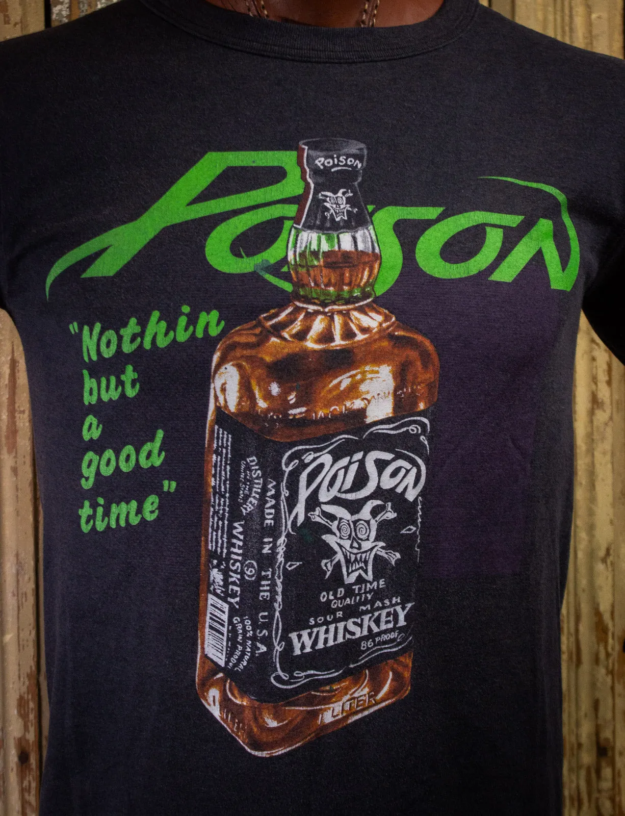 Vintage Poison Nothing But A Good Time Concert T shirt 1988 Large