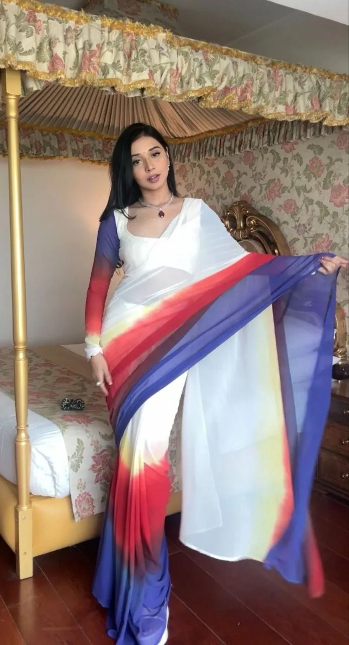 Women One Minute Ready to wear Party wear Saree