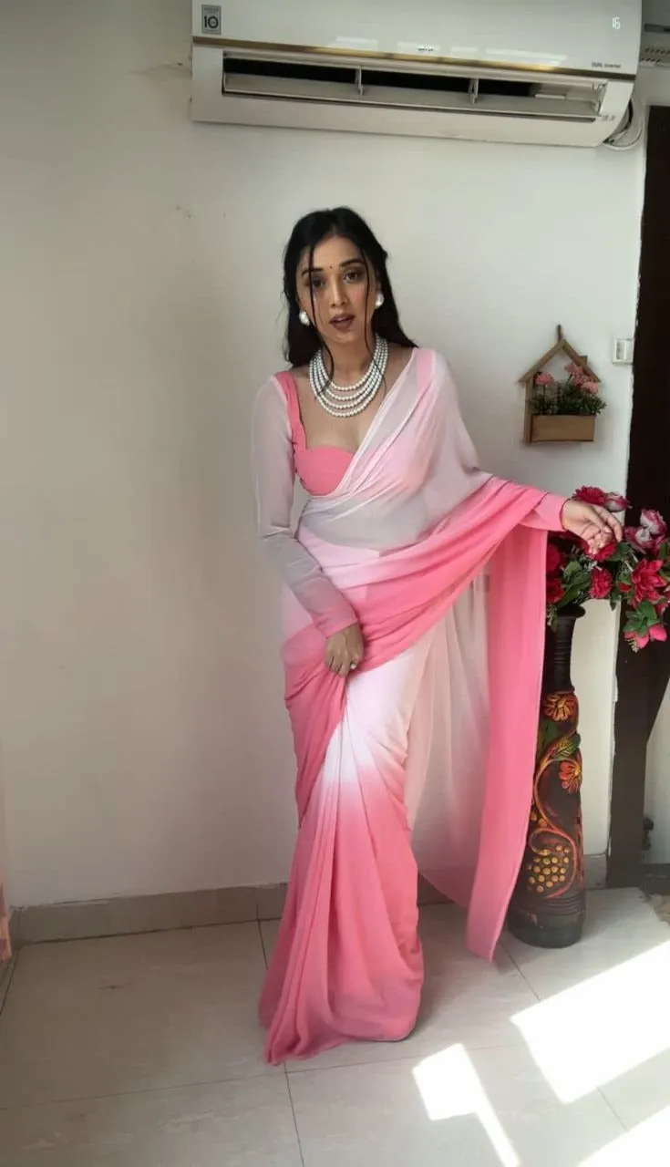 Women One Minute Ready to wear Party wear Saree