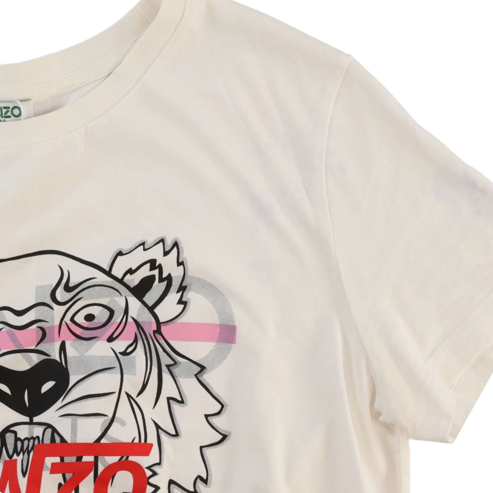 Women's Tiger T-Shirt White Size S