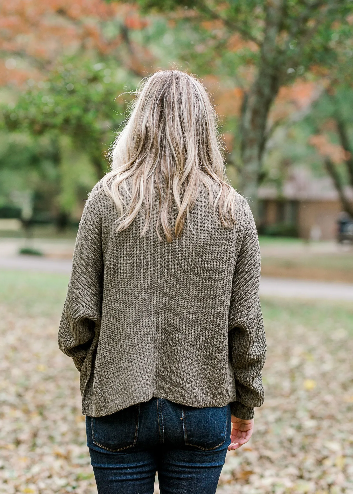 X Dusty Olive Sweater