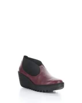 YIFY447FLY 001 WINE Round Toe Shoes