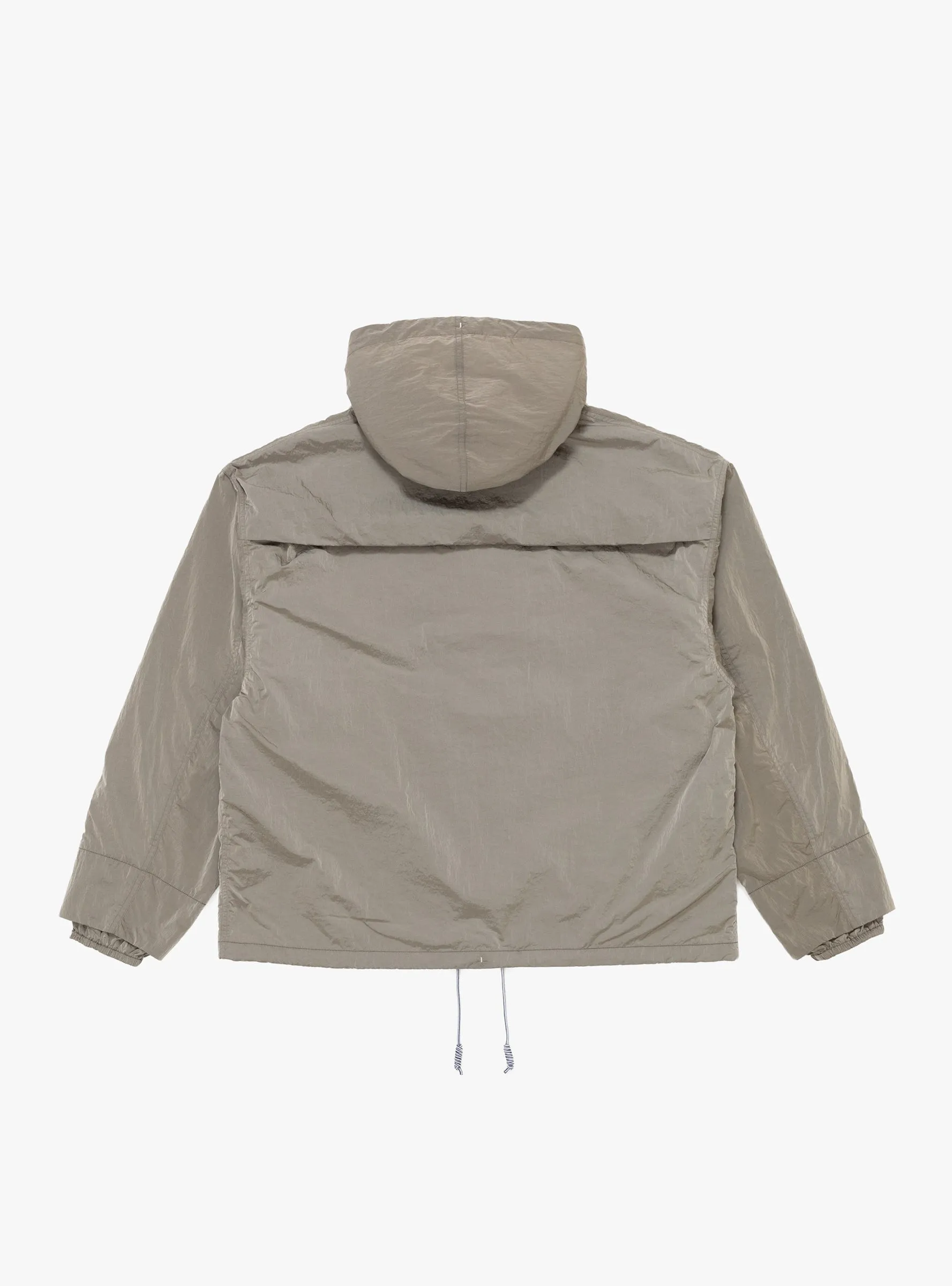 Zip Up Wind Parka Beige