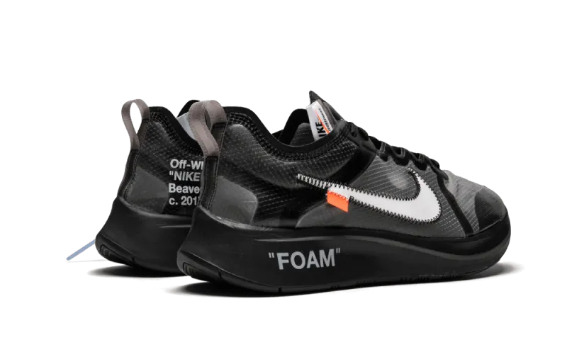 Zoom Fly Off-White Black Silver